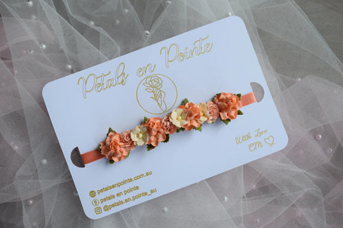 Apricot Cadence Bun Wrap - Petals en Pointe