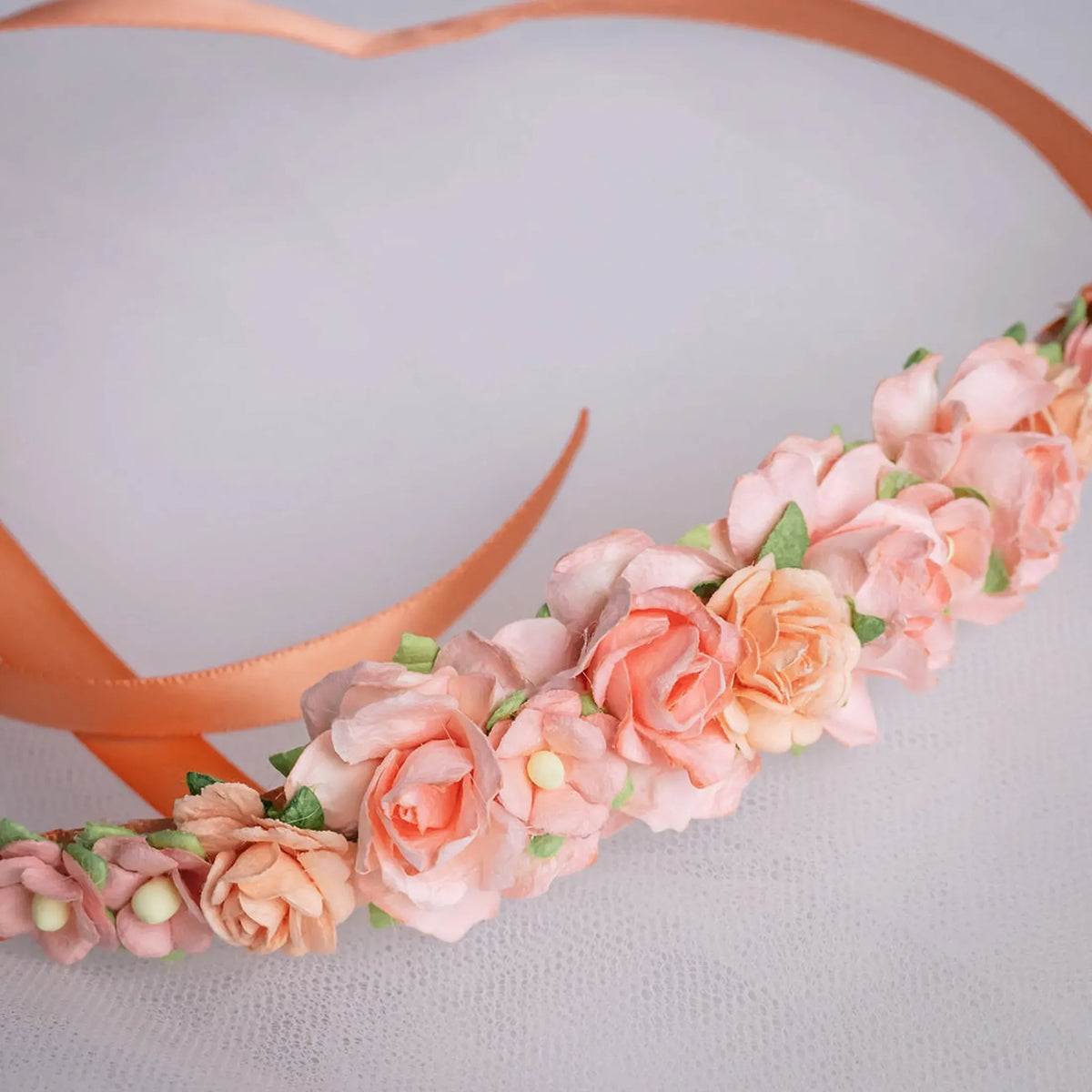 Coral Étude Bun Wrap - Petals en Pointe