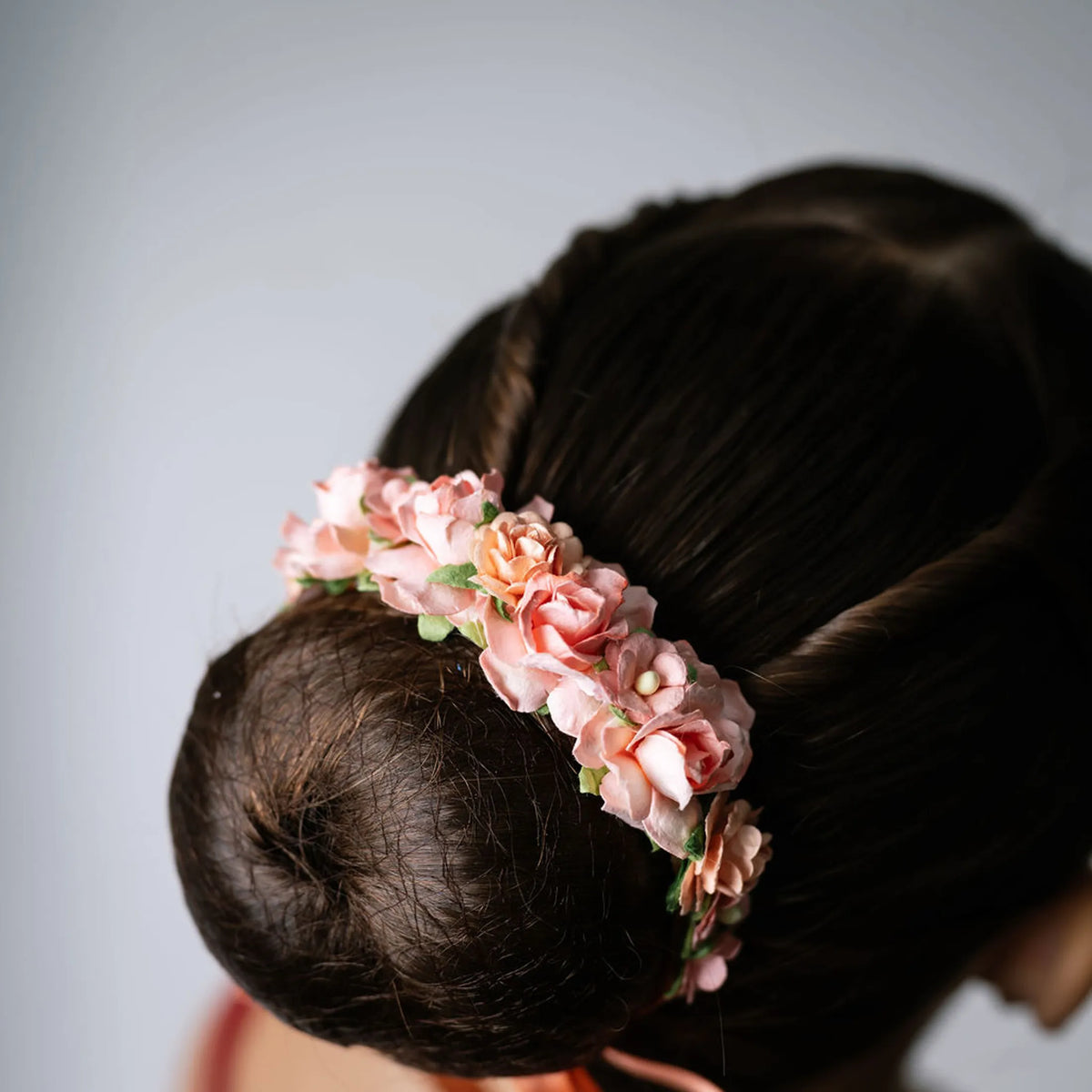 Coral Étude Bun Wrap - Petals en Pointe