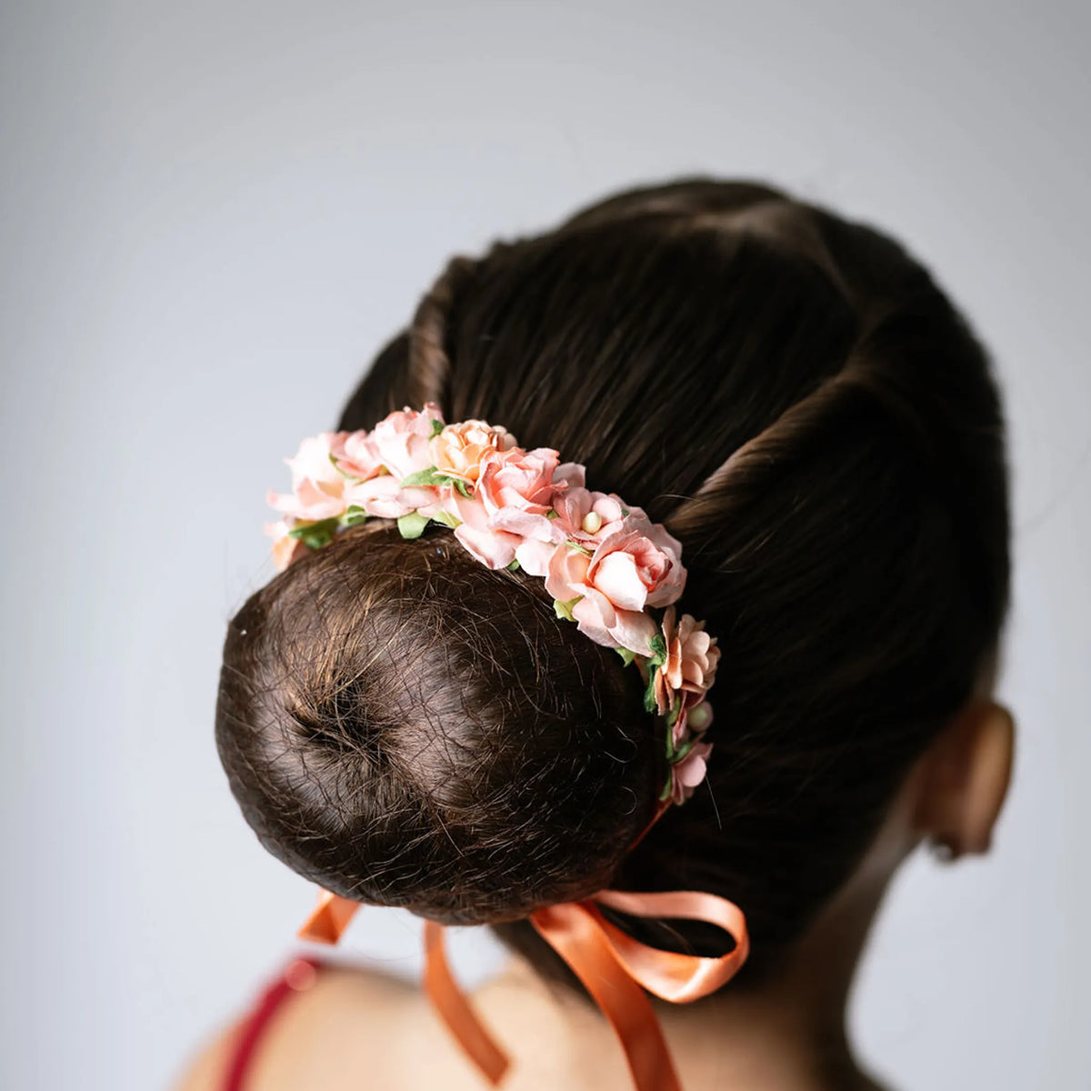 Coral Étude Bun Wrap - Petals en Pointe