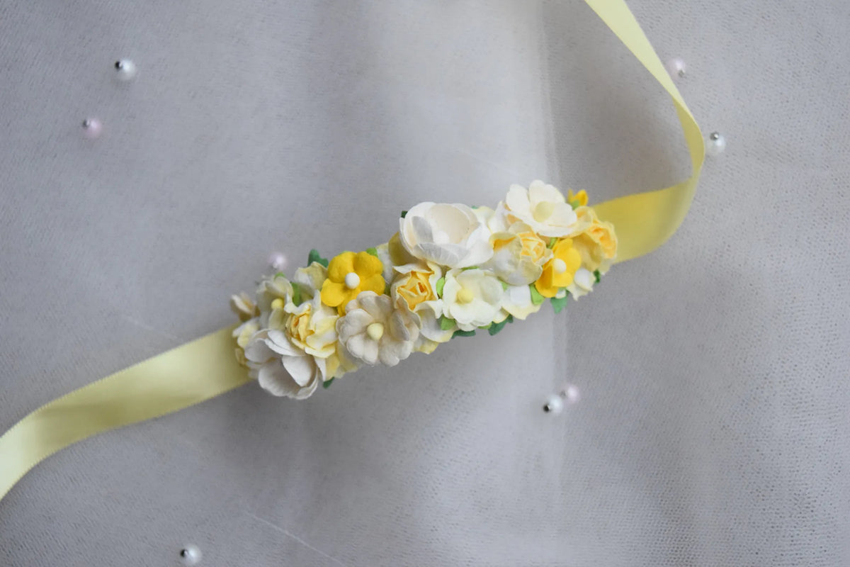 Golden Lumiere Bun Wrap - Petals en Pointe