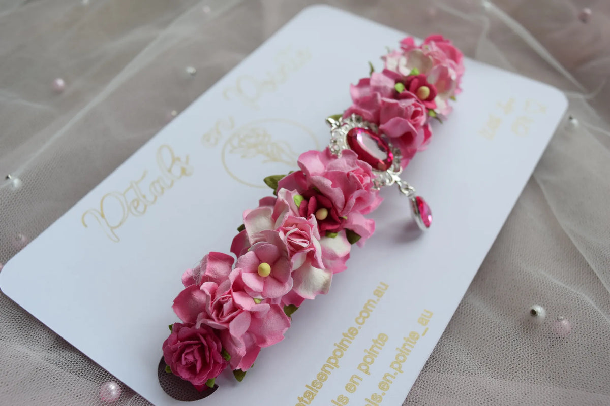 Hot Pink Éclat Bun Wrap - Petals en Pointe