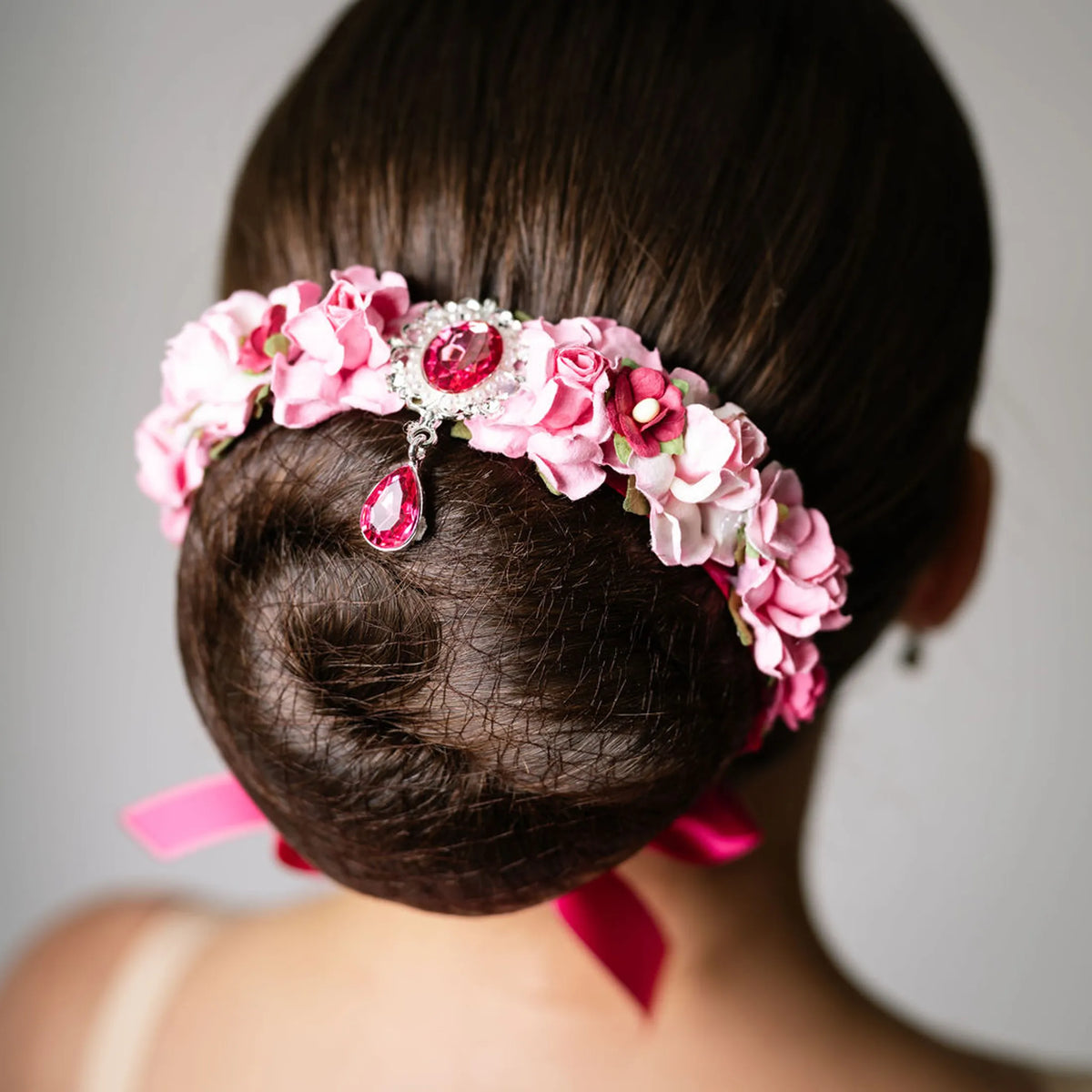 Hot Pink Éclat Bun Wrap - Petals en Pointe