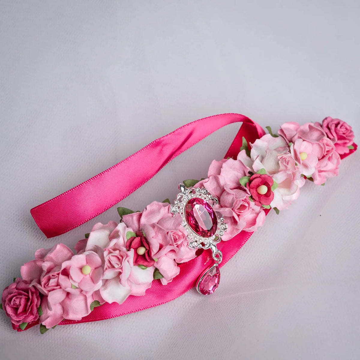 Hot Pink Éclat Bun Wrap - Petals en Pointe