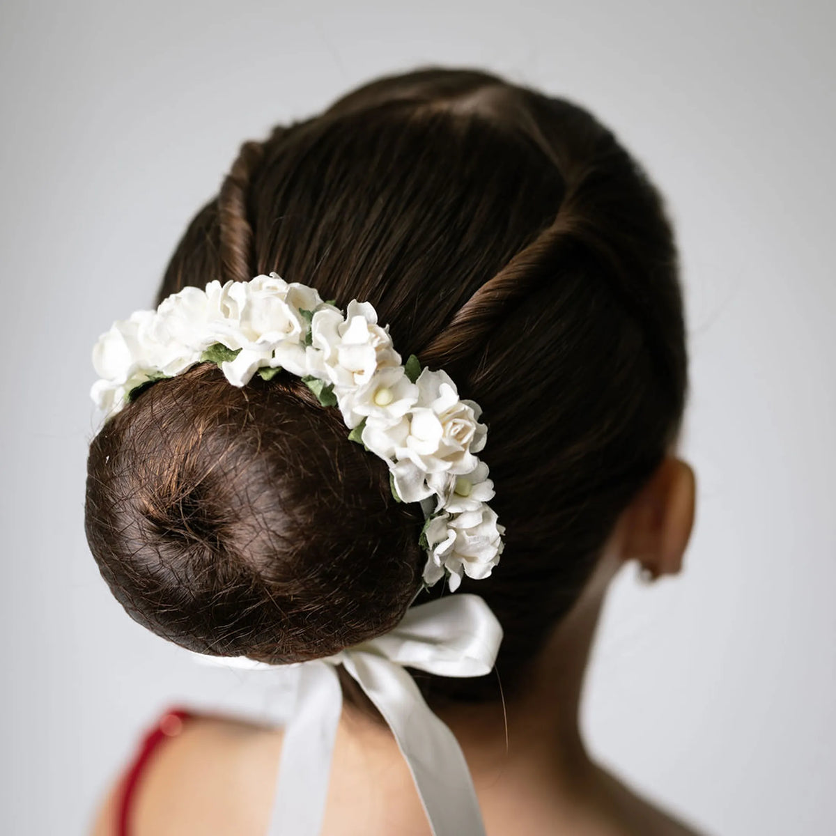 Ivory Grace Bun Wrap - Petals en Pointe