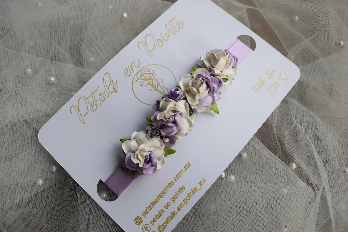 Lilac Grace Bun Wrap - Petals en Pointe