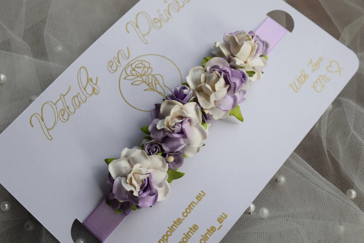 Lilac Grace Bun Wrap - Petals en Pointe