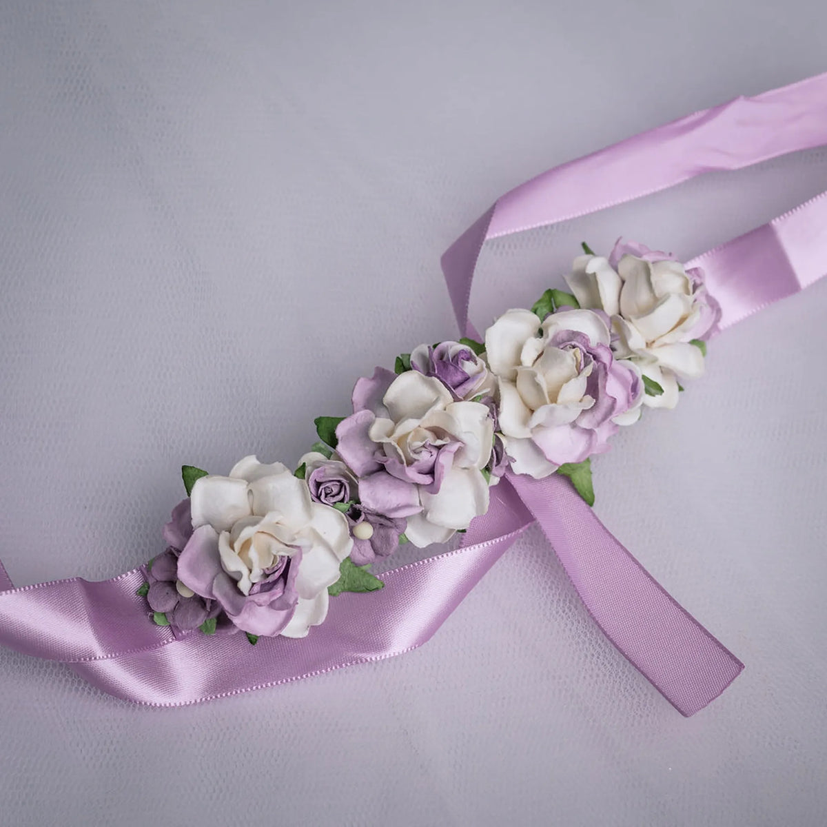 Lilac Grace Bun Wrap - Petals en Pointe