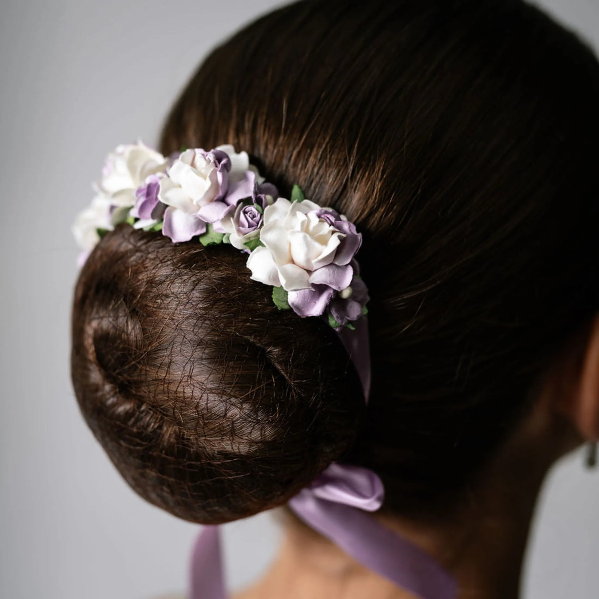 Lilac Grace Bun Wrap - Petals en Pointe