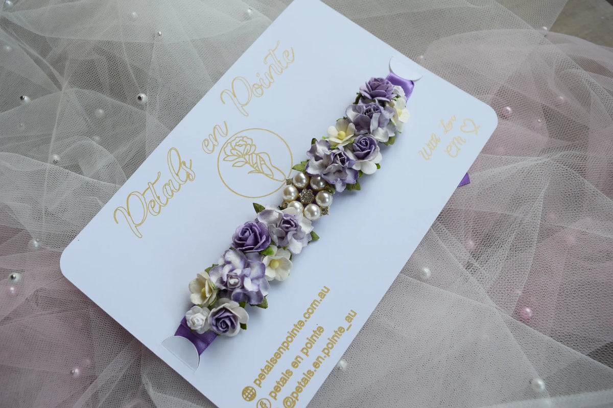 Lilac Reverie Bun Wrap - Petals en Pointe