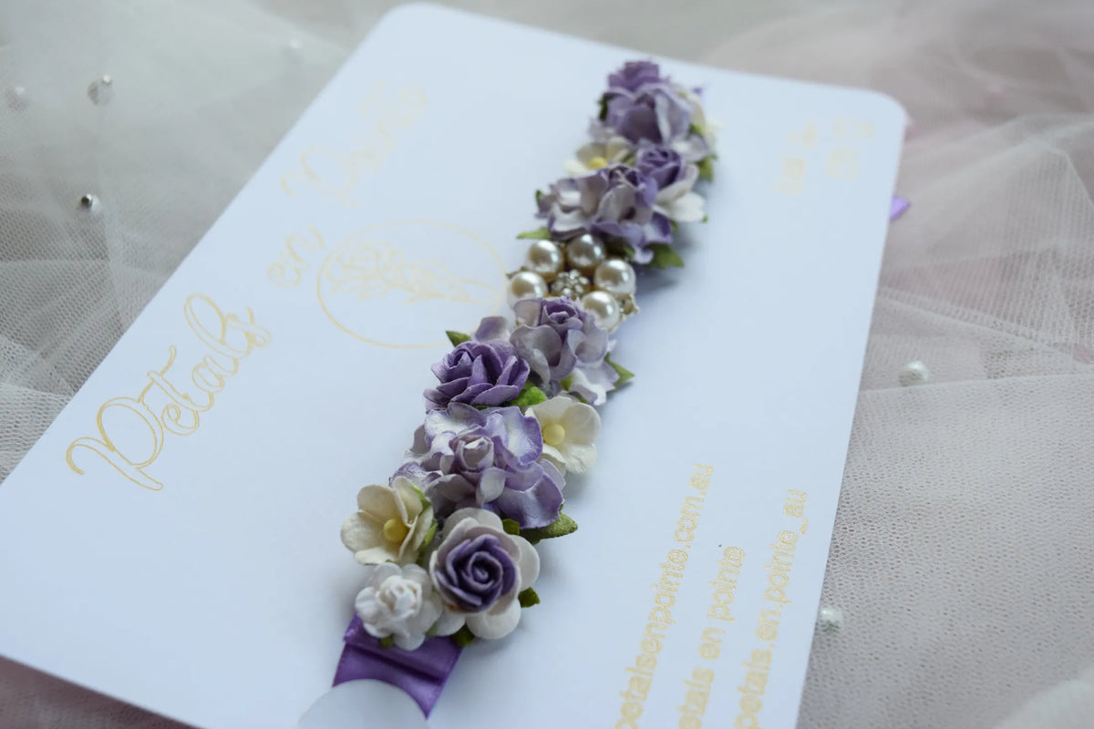 Lilac Reverie Bun Wrap - Petals en Pointe
