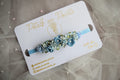 Powder Blue Rosette Bun Wrap - Petals en Pointe