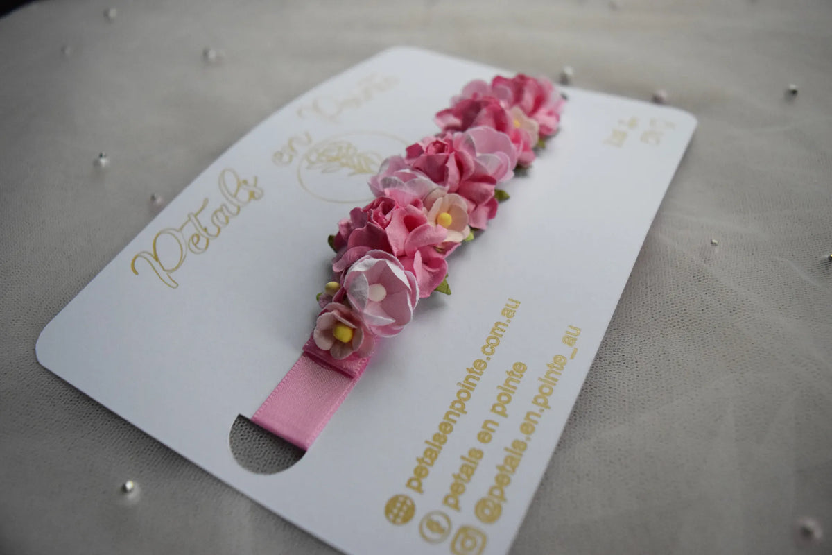 Rose Harmonie Bun Wrap - Petals en Pointe